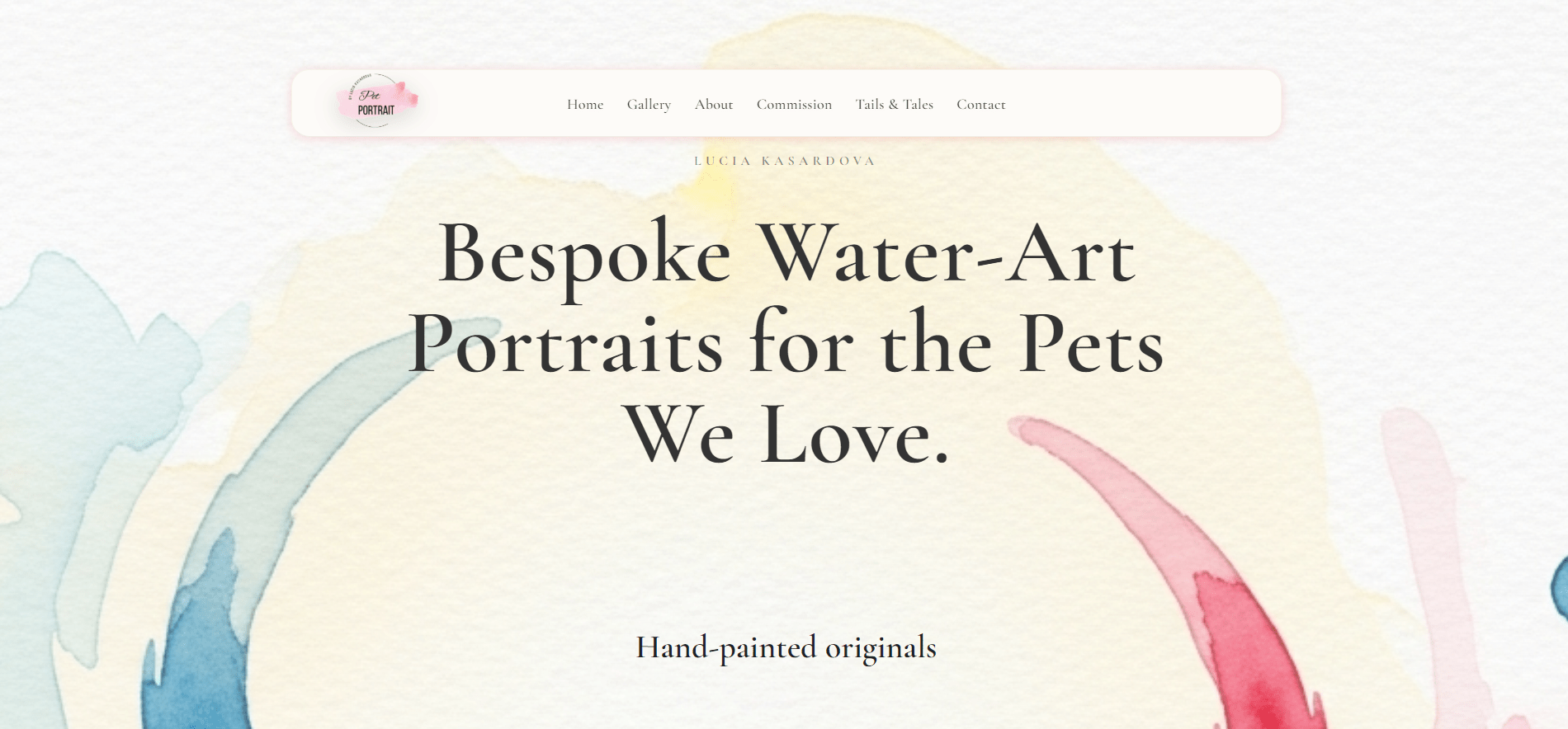 Lucia Waterart portfolio preview